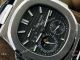 (PFF Factory) Swiss Replica Patek Philippe Nautilus Moonphase Watch Black Dial Black Leather Strap (3)_th.jpg